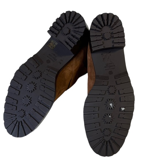 Stuart Weitzman Boots Women’s Size 11 Luxering Brown Suede Ankle Boots in Coffee - Picture 7 of 7